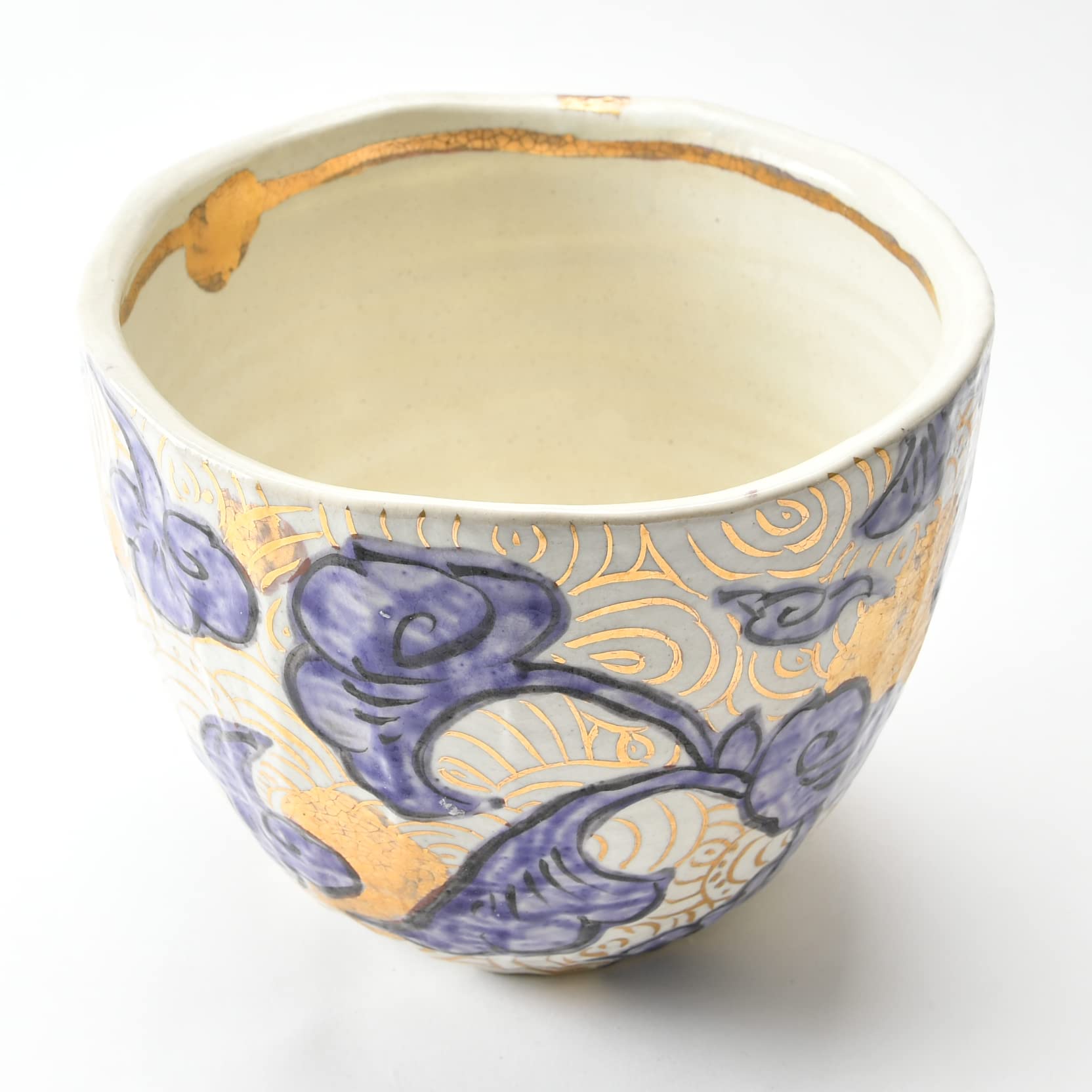 Amazon｜うず唐草（無鉛） ワインクーラー [ 22 x 17.5cm 1880g